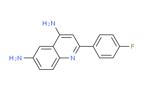 CAS No. 423183-90-8, 2-(4-Fluorophenyl)quinoline-4,6-diamine