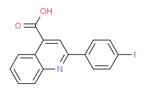 CAS No. 312943-44-5, 2-(4-Iodophenyl)quinoline-4-carboxylic acid
