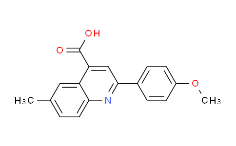 CAS No. 116734-22-6, 2-(4-Methoxyphenyl)-6-methylquinoline-4-carboxylic acid