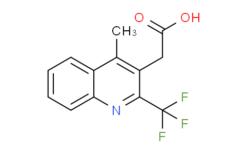 CAS No. 1378259-99-4, 2-(4-Methyl-2-(trifluoromethyl)quinolin-3-yl)acetic acid