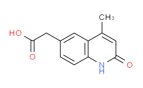 CAS No. 924871-18-1, 2-(4-Methyl-2-oxo-1,2-dihydroquinolin-6-yl)acetic acid