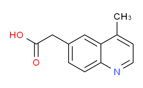 CAS No. 1368259-54-4, 2-(4-Methylquinolin-6-yl)acetic acid