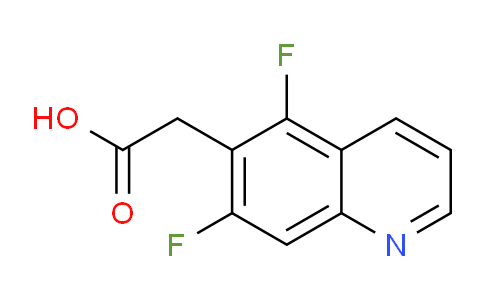 CAS No. 1022091-46-8, 2-(5,7-Difluoroquinolin-6-yl)acetic acid