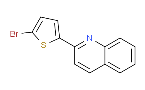 CAS No. 81216-93-5, 2-(5-Bromothiophen-2-yl)quinoline