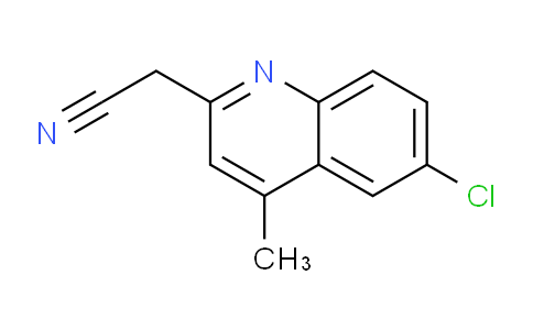 CAS No. 1437433-75-4, 2-(6-Chloro-4-methylquinolin-2-yl)acetonitrile