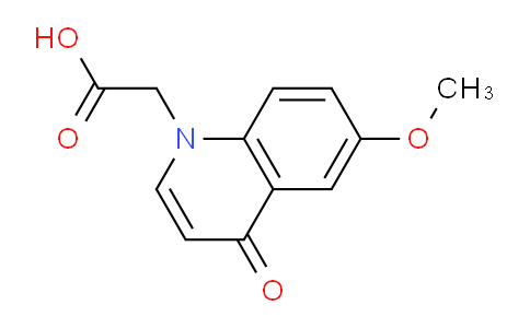 CAS No. 1322604-39-6, 2-(6-Methoxy-4-oxoquinolin-1(4H)-yl)acetic acid