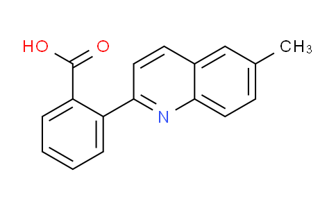 CAS No. 153465-52-2, 2-(6-Methylquinolin-2-yl)benzoic acid