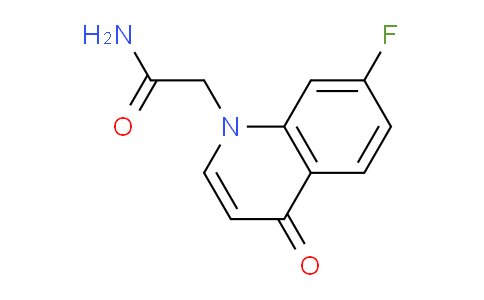 CAS No. 1315344-43-4, 2-(7-Fluoro-4-oxoquinolin-1(4H)-yl)acetamide