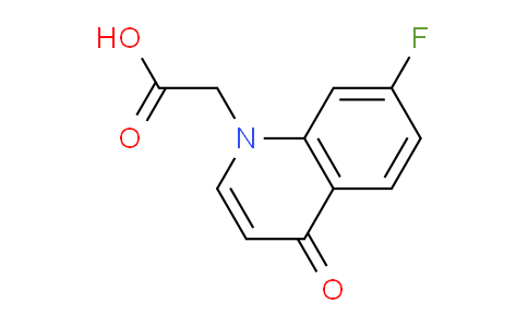 CAS No. 1315345-14-2, 2-(7-Fluoro-4-oxoquinolin-1(4H)-yl)acetic acid