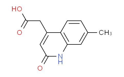 CAS No. 104293-74-5, 2-(7-Methyl-2-oxo-1,2-dihydroquinolin-4-yl)acetic acid