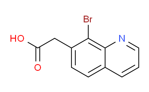 CAS No. 1312139-74-4, 2-(8-Bromoquinolin-7-yl)acetic acid