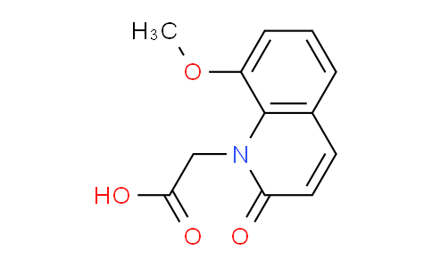 CAS No. 1225751-49-4, 2-(8-Methoxy-2-oxoquinolin-1(2H)-yl)acetic acid