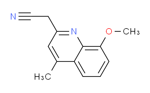 CAS No. 1437384-85-4, 2-(8-Methoxy-4-methylquinolin-2-yl)acetonitrile