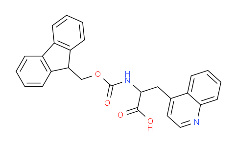 CAS No. 1260644-17-4, 2-(9H-Fluoren-9-ylmethoxycarbonylamino)-3-quinolin-4-yl-propionic acid