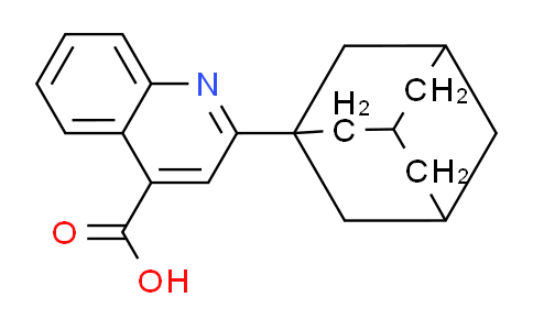 CAS No. 119778-65-3, 2-(Adamantan-1-yl)quinoline-4-carboxylic acid