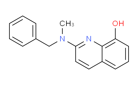 CAS No. 1225870-99-4, 2-(Benzyl(methyl)amino)quinolin-8-ol