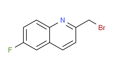 CAS No. 168083-35-0, 2-(Bromomethyl)-6-fluoroquinoline