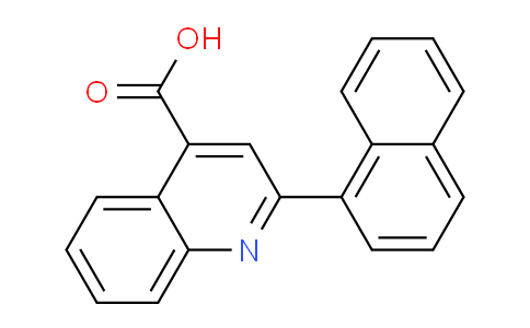 CAS No. 6265-23-2, 2-(Naphthalen-1-yl)quinoline-4-carboxylic acid