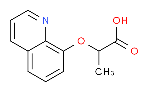 CAS No. 331474-43-2, 2-(Quinolin-8-yloxy)propanoic acid
