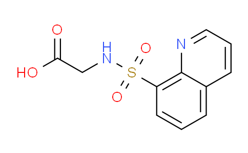 CAS No. 115241-94-6, 2-(Quinoline-8-sulfonamido)acetic acid
