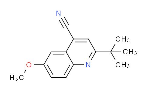 CAS No. 1368186-63-3, 2-(tert-Butyl)-6-methoxyquinoline-4-carbonitrile