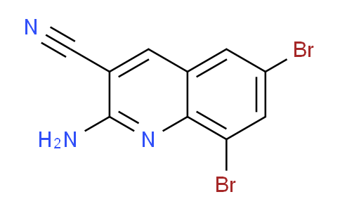 CAS No. 937601-73-5, 2-Amino-6,8-dibromoquinoline-3-carbonitrile