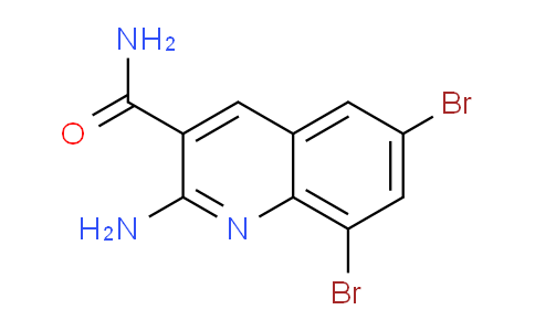 CAS No. 937601-68-8, 2-Amino-6,8-dibromoquinoline-3-carboxamide