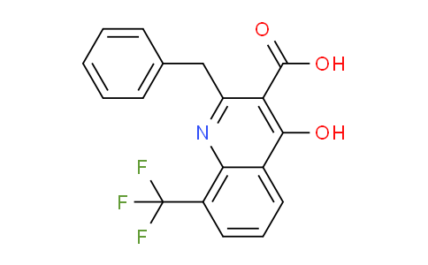 CAS No. 64322-02-7, 2-Benzyl-4-hydroxy-8-(trifluoromethyl)quinoline-3-carboxylic acid