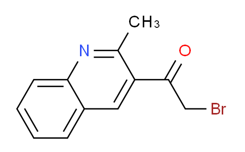 CAS No. 620603-89-6, 2-Bromo-1-(2-methylquinolin-3-yl)ethanone