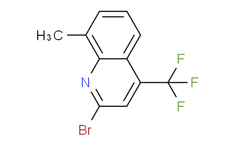CAS No. 596845-34-0, 2-Bromo-8-methyl-4-(trifluoromethyl)quinoline