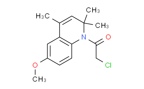 CAS No. 375833-63-9, 2-Chloro-1-(6-methoxy-2,2,4-trimethylquinolin-1(2H)-yl)ethanone