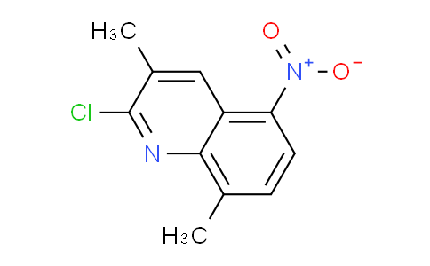 CAS No. 1395411-53-6, 2-Chloro-3,8-dimethyl-5-nitroquinoline
