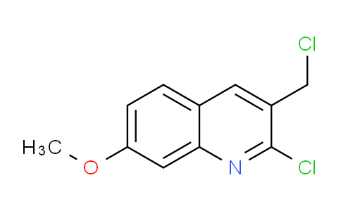 CAS No. 73863-49-7, 2-Chloro-3-(chloromethyl)-7-methoxyquinoline