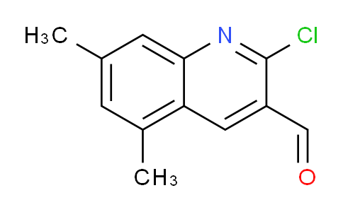 CAS No. 482639-32-7, 2-Chloro-5,7-dimethylquinoline-3-carbaldehyde