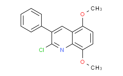 CAS No. 154343-54-1, 2-Chloro-5,8-dimethoxy-3-phenylquinoline
