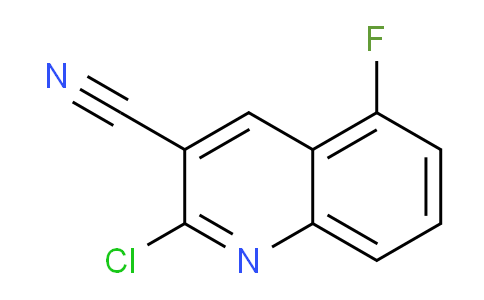 CAS No. 1070892-77-1, 2-Chloro-5-fluoroquinoline-3-carbonitrile