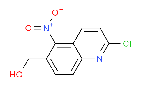 CAS No. 1018785-15-3, 2-Chloro-5-nitro-6-hydroxymethylquinoline