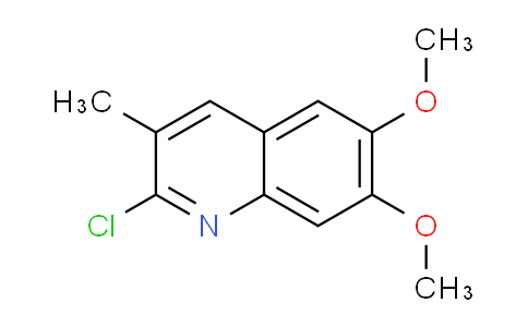 CAS No. 577967-81-8, 2-Chloro-6,7-dimethoxy-3-methylquinoline