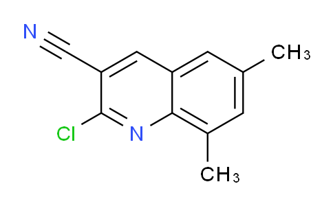 CAS No. 917750-50-6, 2-Chloro-6,8-dimethylquinoline-3-carbonitrile