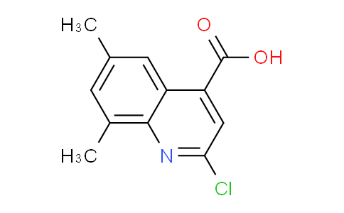 CAS No. 50503-78-1, 2-Chloro-6,8-dimethylquinoline-4-carboxylic acid