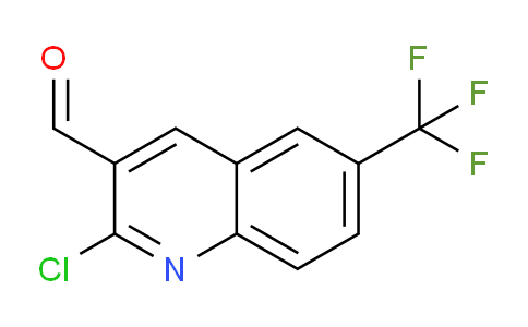 CAS No. 1057667-20-5, 2-Chloro-6-(trifluoromethyl)quinoline-3-carbaldehyde