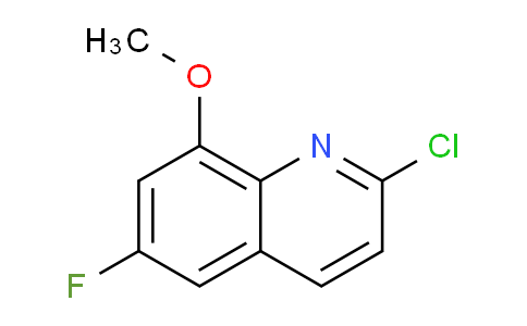CAS No. 1086398-43-7, 2-Chloro-6-fluoro-8-methoxyquinoline