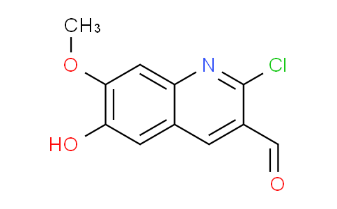 CAS No. 1046138-52-6, 2-Chloro-6-hydroxy-7-methoxyquinoline-3-carbaldehyde