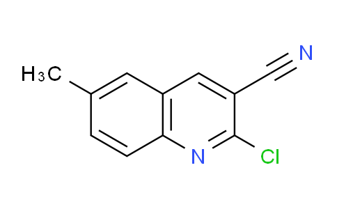 CAS No. 483287-37-2, 2-Chloro-6-methylquinoline-3-carbonitrile