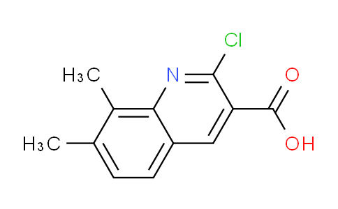 CAS No. 338428-51-6, 2-Chloro-7,8-dimethylquinoline-3-carboxylic acid
