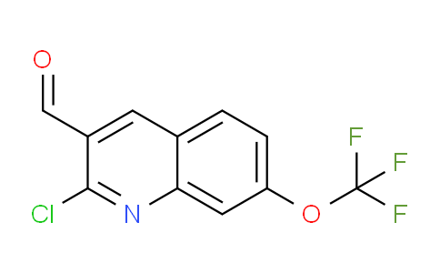 CAS No. 1254366-15-8, 2-Chloro-7-(trifluoromethoxy)quinoline-3-carbaldehyde
