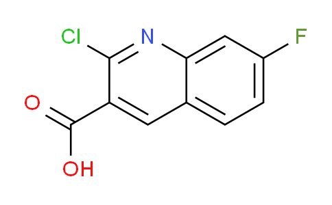 CAS No. 1017157-81-1, 2-Chloro-7-fluoroquinoline-3-carboxylic acid