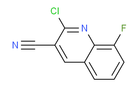 CAS No. 1017135-27-1, 2-Chloro-8-fluoroquinoline-3-carbonitrile