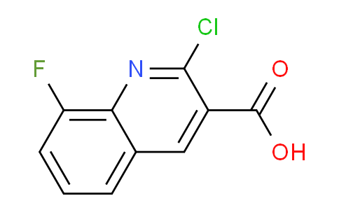 CAS No. 1017378-95-8, 2-Chloro-8-fluoroquinoline-3-carboxylic acid