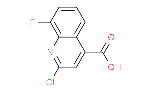 CAS No. 288151-65-5, 2-Chloro-8-fluoroquinoline-4-carboxylic acid